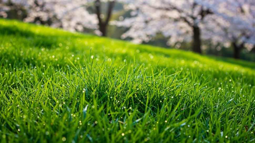 俳句で使われる季語「若草」をイメージした写真です